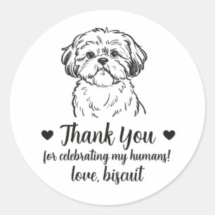 Adesivos Personalizados de Casamento para Favorito