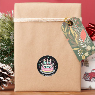 Adesivos Personalizados de Celebração de Aniversár