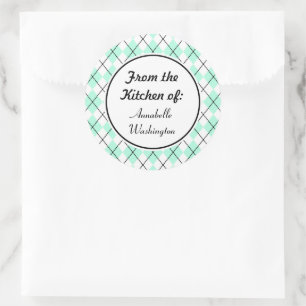 Adesivos Personalizados de Cozinha de Hortelã