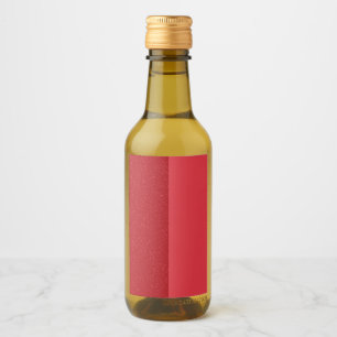 Adesivos Personalizados de Garrafa Vermelho Tomate