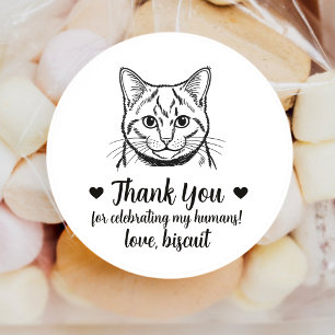 Adesivos Personalizados de Gato Azul Russo para Le