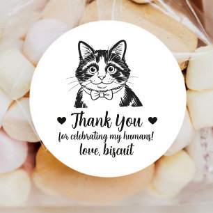 Adesivos Personalizados de Gato Smoking para Lembr