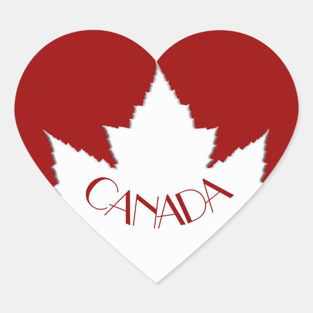 Adesivos Personalizados de Lembrança do Canadá (Frente)
