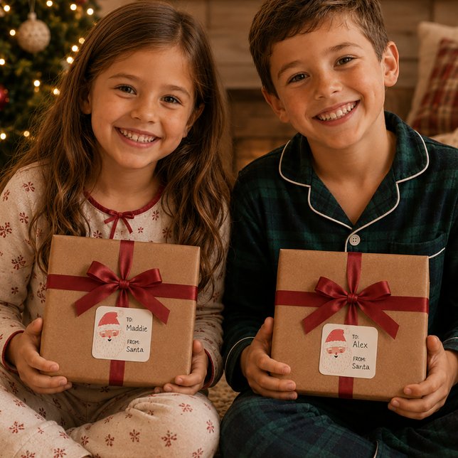Adesivos Personalizados de Natal Fofo (Criador carregado)