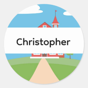 Adesivos Personalizados de Nome de Edifício para V
