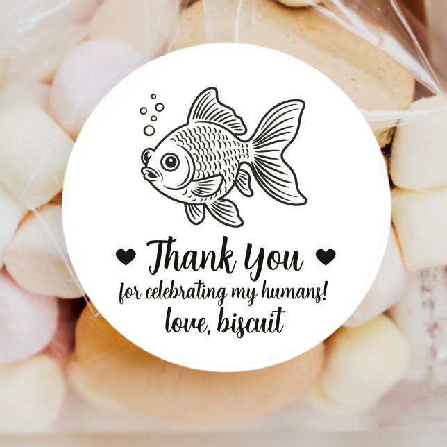 Adesivos Personalizados de Peixe para Lembranças d (Criador carregado)