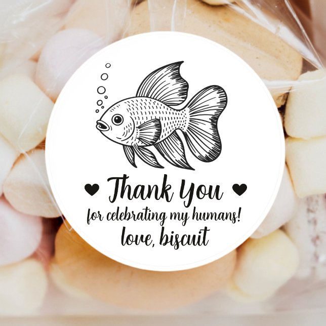 Adesivos Personalizados de Peixe para Lembranças d (Criador carregado)