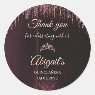 Adesivos Personalizados de Quinceañera | Nome Pers