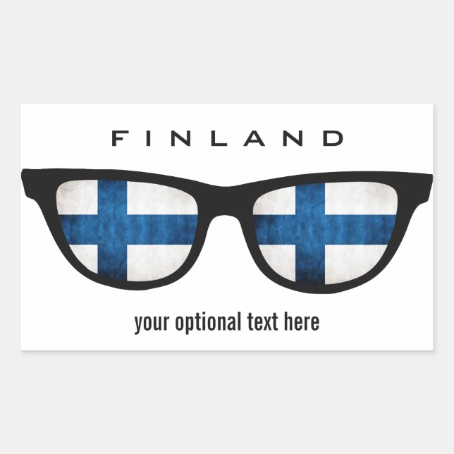 Adesivos personalizados de tons finlandeses (Frente)
