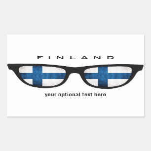 Adesivos personalizados de tons finlandeses