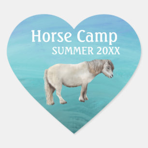 Adesivos personalizados de verão do Acampamento de