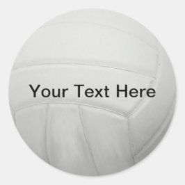 Adesivos personalizados de voleibol
