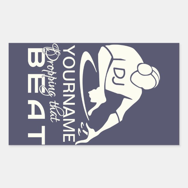 adesivos personalizados DJ (Frente)