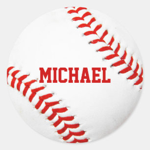 Adesivos personalizados do Baseball