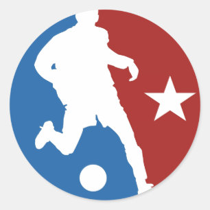 Adesivos personalizados do jogador de futebol