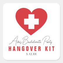 Adesivos Personalizados do Kit HANGOVER