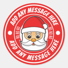 Adesivos Personalizados do Papai Noel do Natal