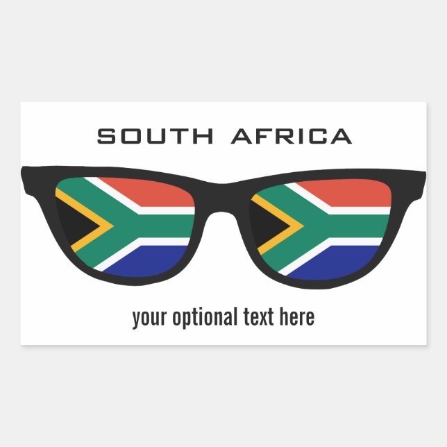 Adesivos personalizados do South African Shades (Frente)