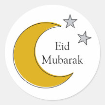 Adesivos Personalizados Eid Mubarak