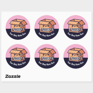 Adesivos Personalizados Frágeis Fofos para Pequeno