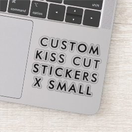 Adesivos Personalizados KISS CUT 3x3" X PEQUENO
