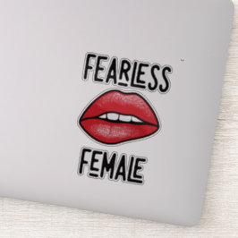 Adesivos Personalizados Mulher Destemida