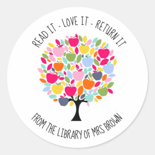Adesivos Personalizados para Livros Etiqueta de