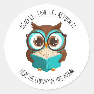 Adesivos Personalizados para Livros Etiqueta de