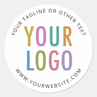 Adesivos Personalizados Redondos Logotipo Empresar