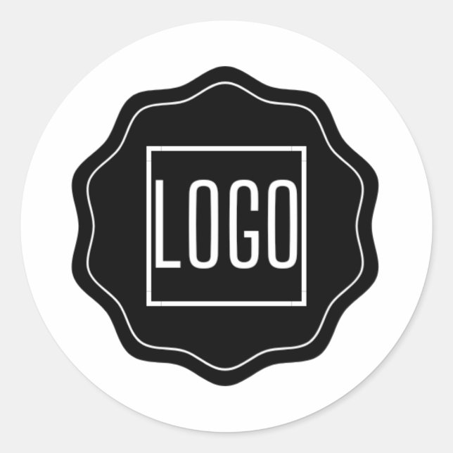 Adesivos personalizáveis - Adicionar o logótipo (Frente)
