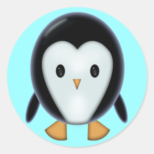 Adesivos Pinguins Bonitos