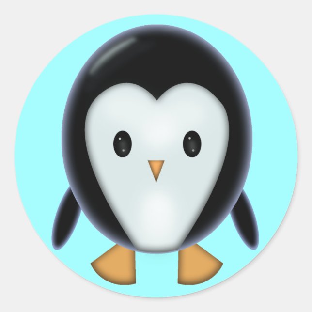 Adesivos Pinguins Bonitos (Frente)
