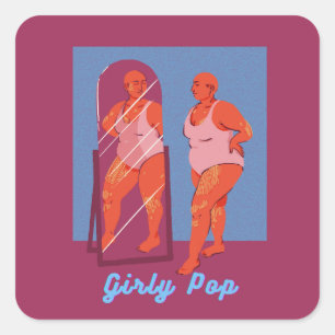Adesivos pop femininos