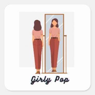 Adesivos pop femininos