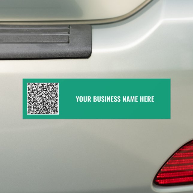 Adesivos Promocionais de Negócios com Código QR (No carro)