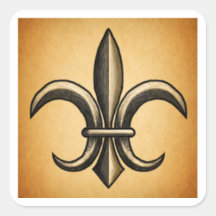 Adesivos Quadrados Coppe Fleur De Lis