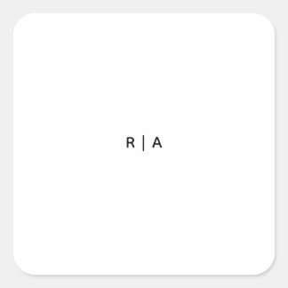 Adesivos Quadrados Personalizados, Formato: Folha 