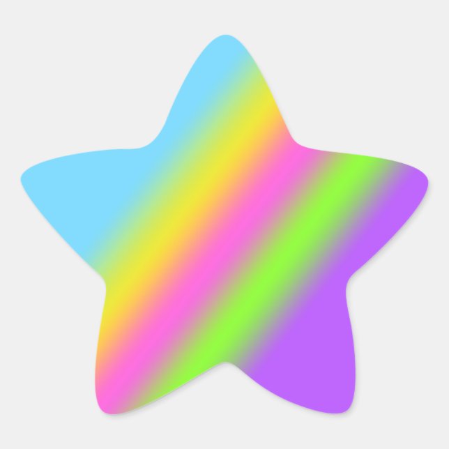 Adesivos Rainbow Star (Frente)