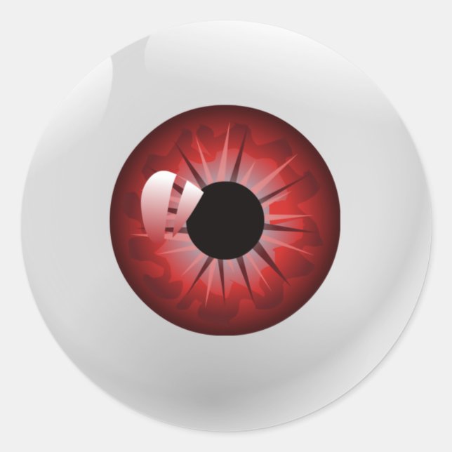 Adesivos Red Eyeball Halloween (Frente)