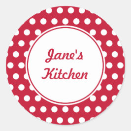 Adesivos Red Kitchen Personalizados