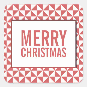 Adesivos Red Modern Triangs de Férias