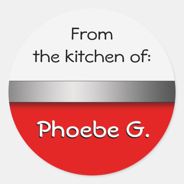 Adesivos Red White Kitchen (Frente)