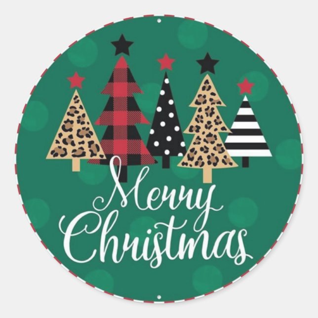 Adesivos redondos clássicos (Frente)