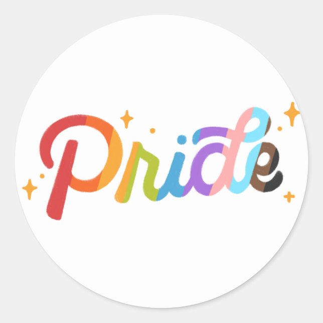 Adesivos redondos clássicos (Frente)