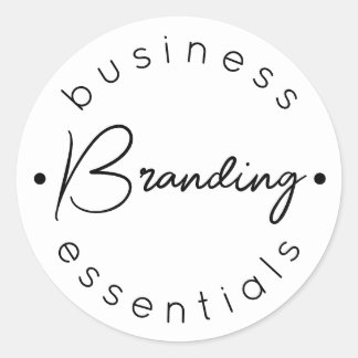 Adesivos redondos clássicos