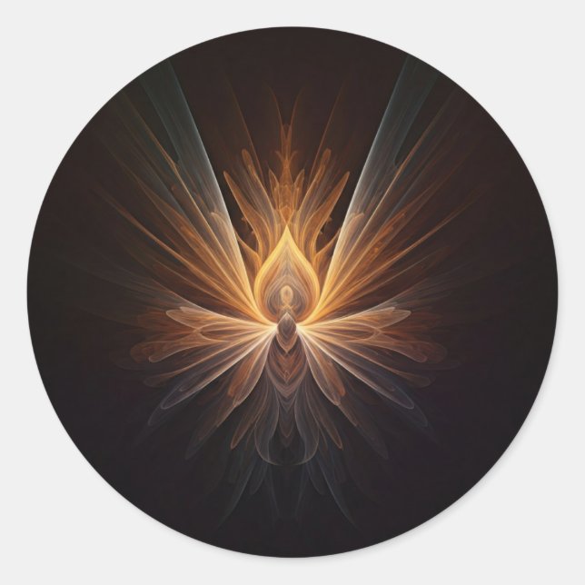 Adesivos redondos clássicos (Frente)