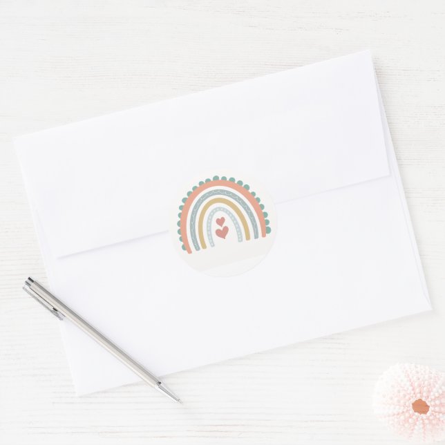Adesivos Redondos Clássicos Amorosos (Envelope)