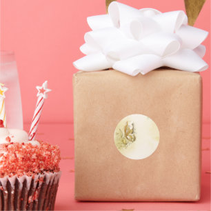 Adesivos redondos clássicos da borboleta terrestre