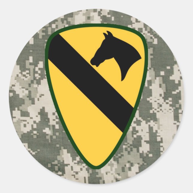 Adesivos Redondos da Primeira Divisão de Calvário (Frente)