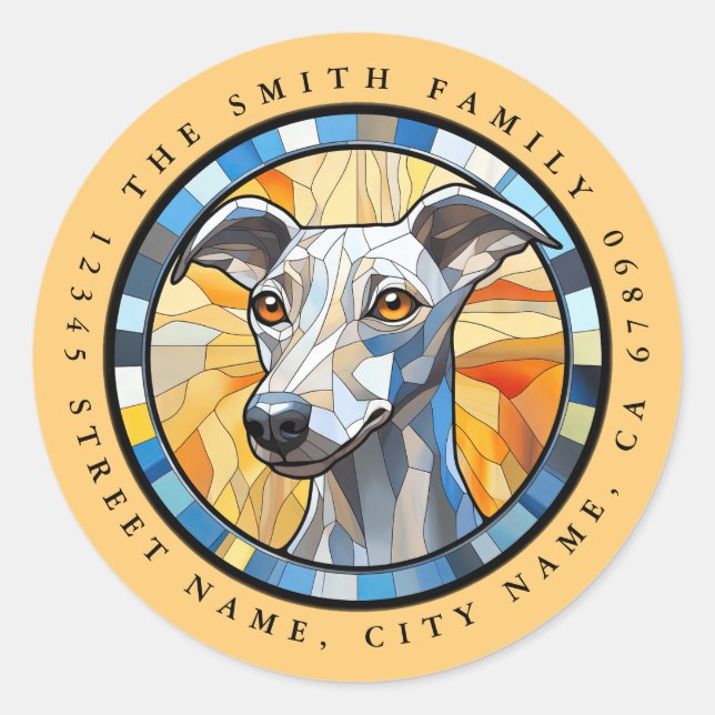 Adesivos redondos de chicote (Frente)